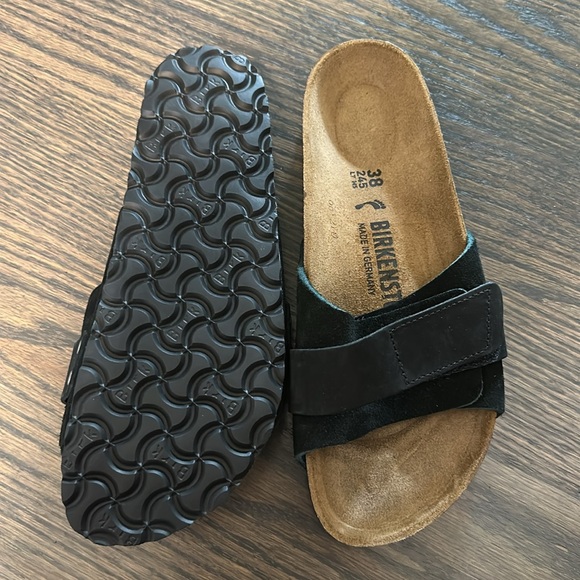 Birkenstock oita Suede Leather slide sandal 38/7